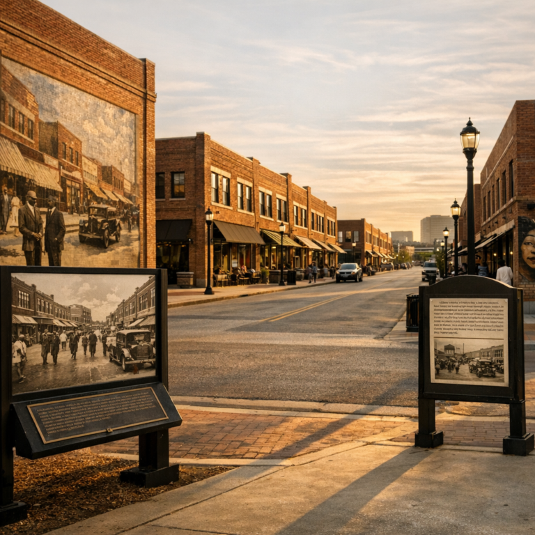 Tulsa’s Greenwood District: Black Wall Street’s Rise, the 1921 Massacre, and Its Rebirth