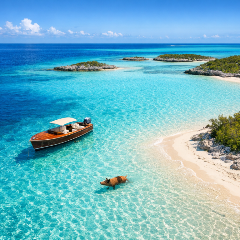 The Exumas & Bahamian Out Islands: Off-Grid Blue Water