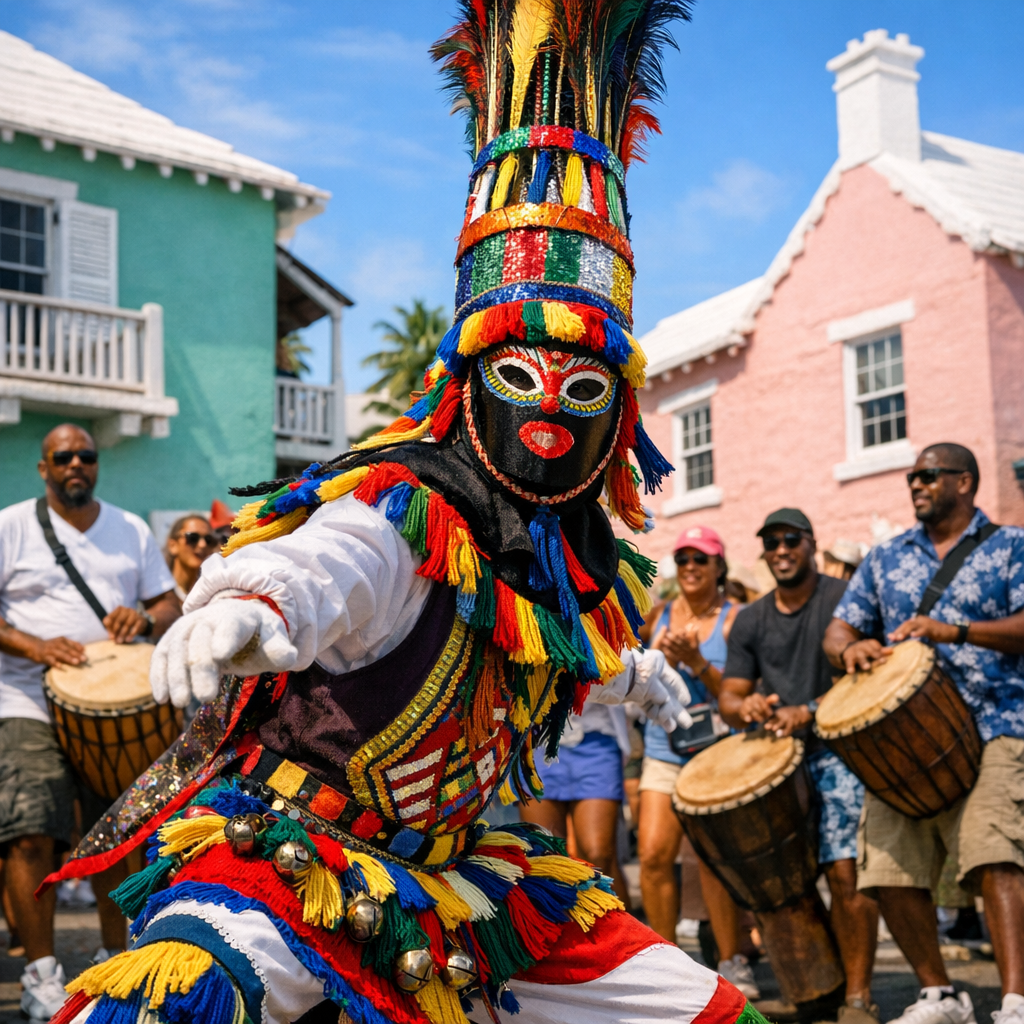 Bermuda’s Gombey: Pink Sand and a Masked Dance Tradition Unlike Anywhere Else
